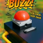 ein sehr einladender roter Buzzer